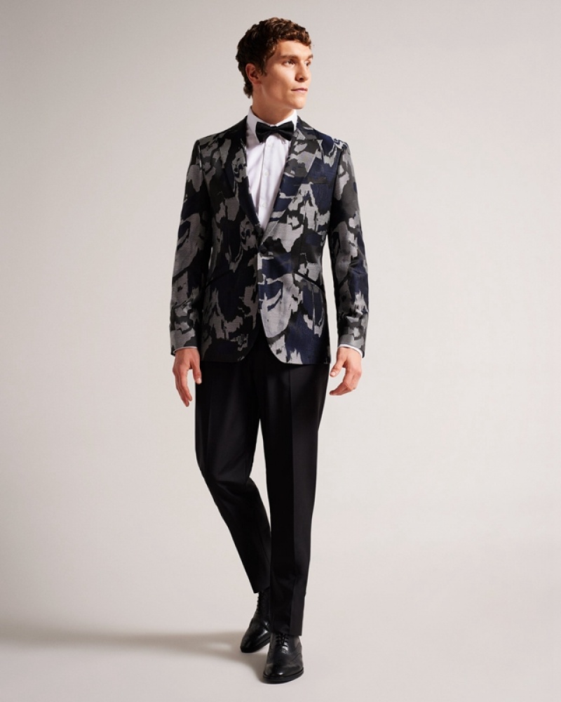 Black Ted Baker Diegan Single Breasted Evening Men's Jackets | 589162-NWG