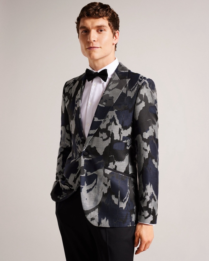 Black Ted Baker Diegan Single Breasted Evening Men\'s Jackets | 589162-NWG