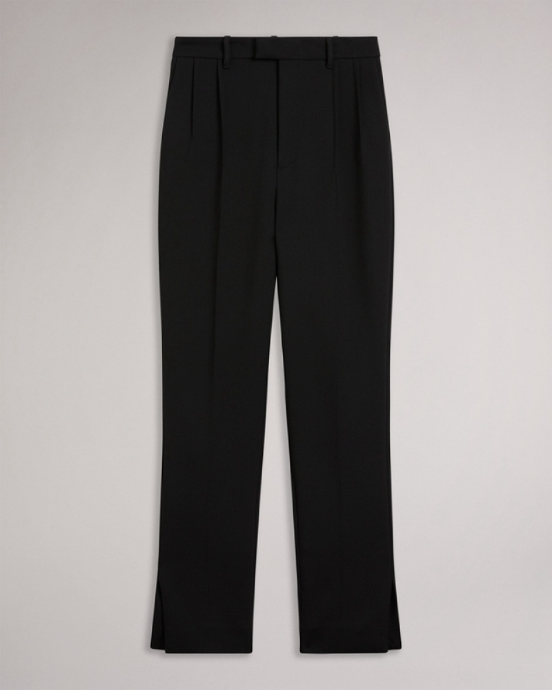 Black Ted Baker Frittat Cigarette Tailored with Darts Women's Pants | 985120-PHD