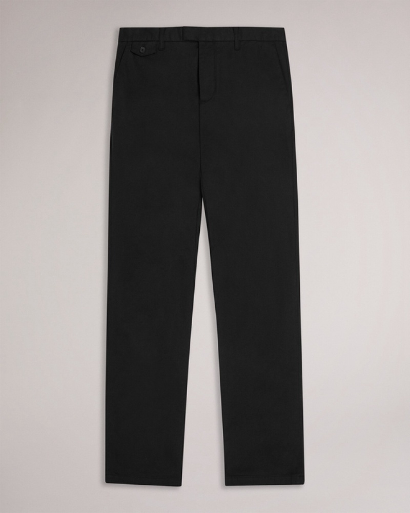 Black Ted Baker Haydae Slim Fit Chino Men's Pants | 362057-HJD