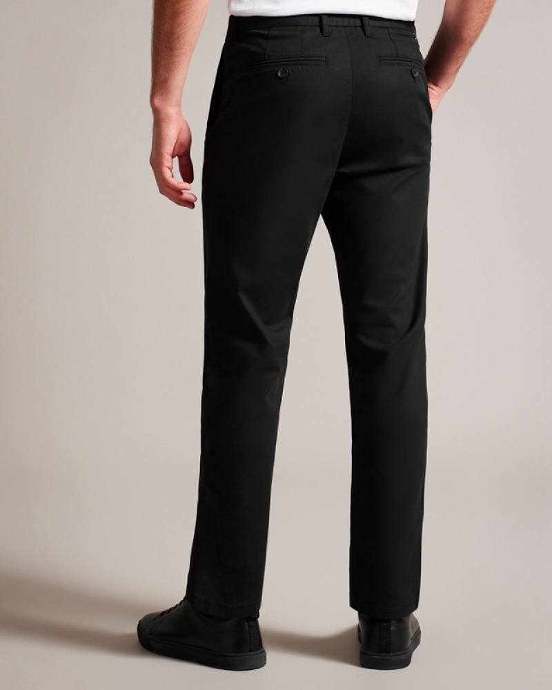 Black Ted Baker Haydae Slim Fit Chino Men's Pants | 564073-CEO