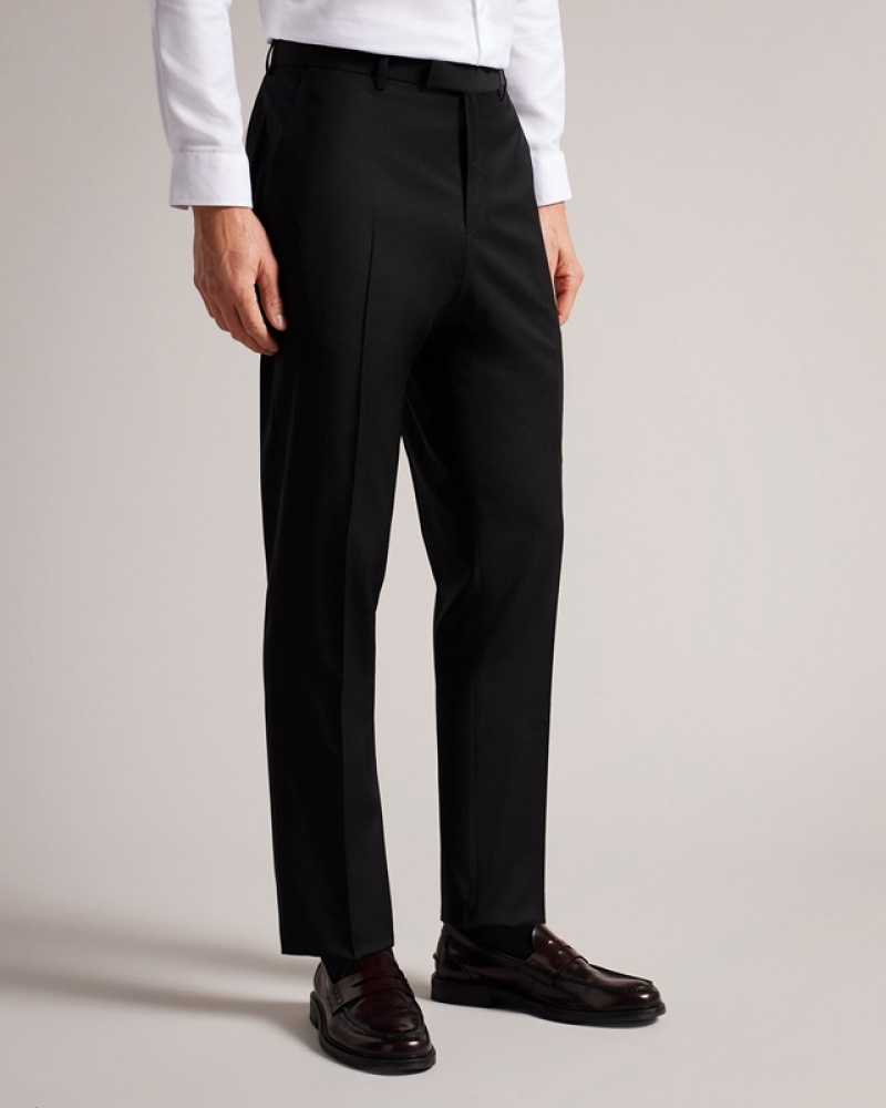 Black Ted Baker Lothian Slim Fit Trs Men's Pants | 031296-STU