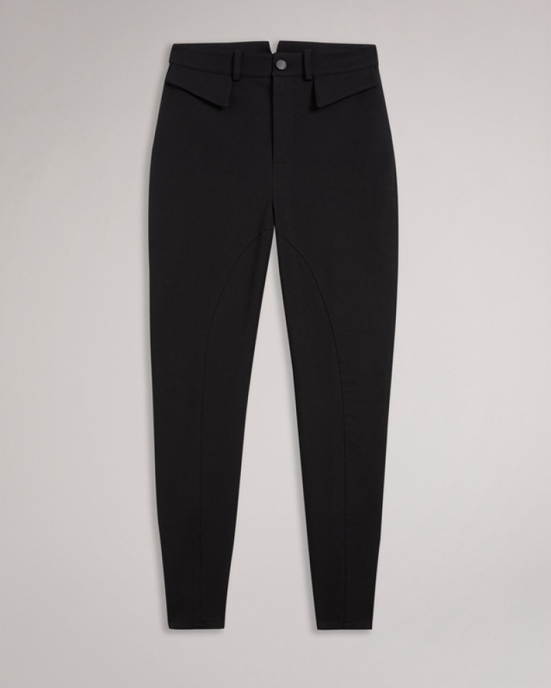 Black Ted Baker Tesia Panelled Women's Leggings | 896342-GAW