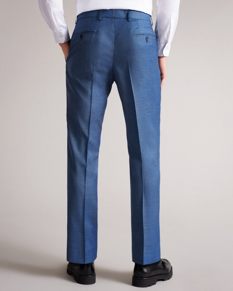 Blue Ted Baker Camdets Slim Light Blue Men's Pants | 894730-YBJ