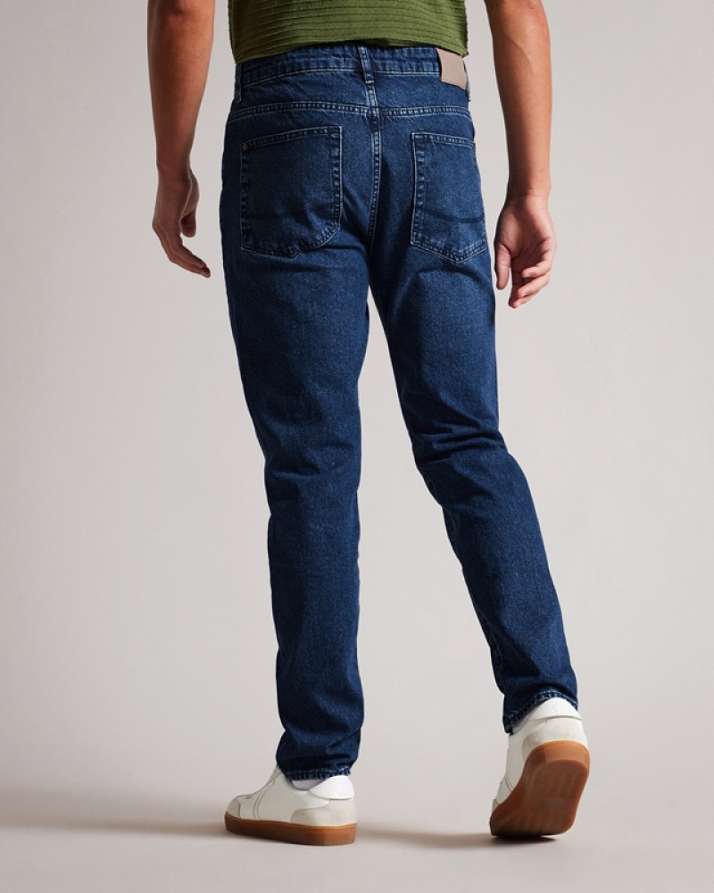 Blue Ted Baker Strtfo Slim Leg Denim Men's Jeans | 639750-VEY