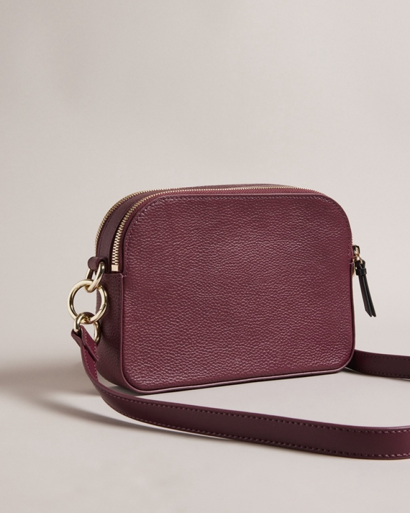 Purple Ted Baker Darcelo Branded Webbing Women's Crossbody Bag | 894571-BAF