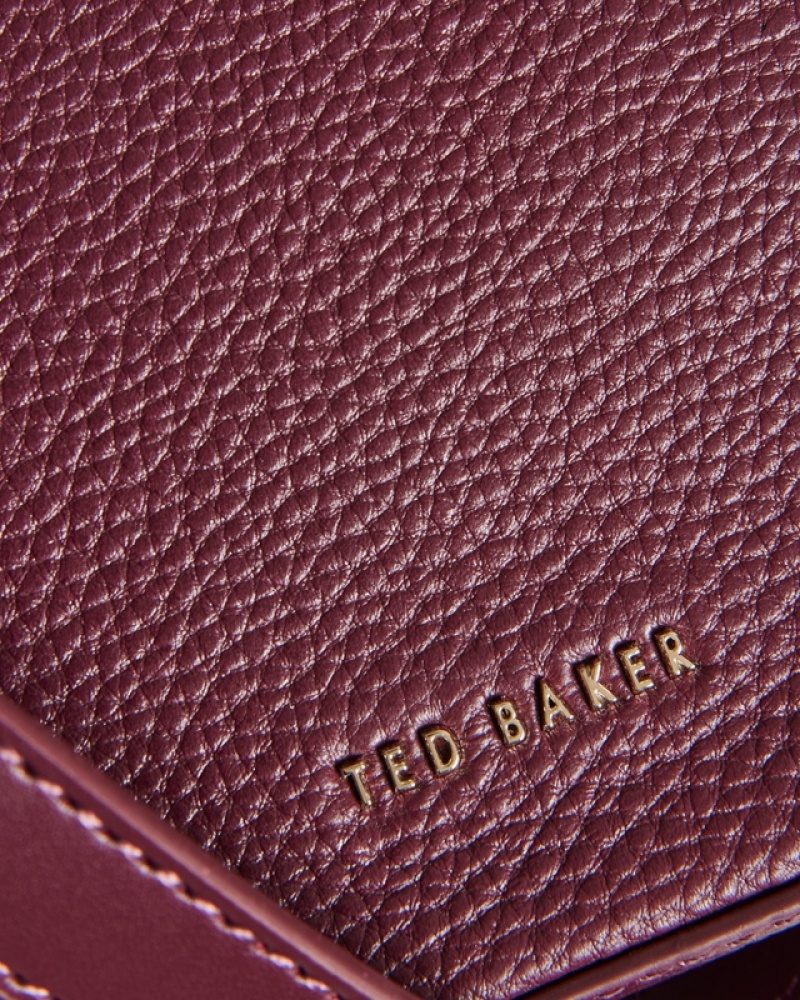 Purple Ted Baker Darcelo Branded Webbing Women's Crossbody Bag | 894571-BAF