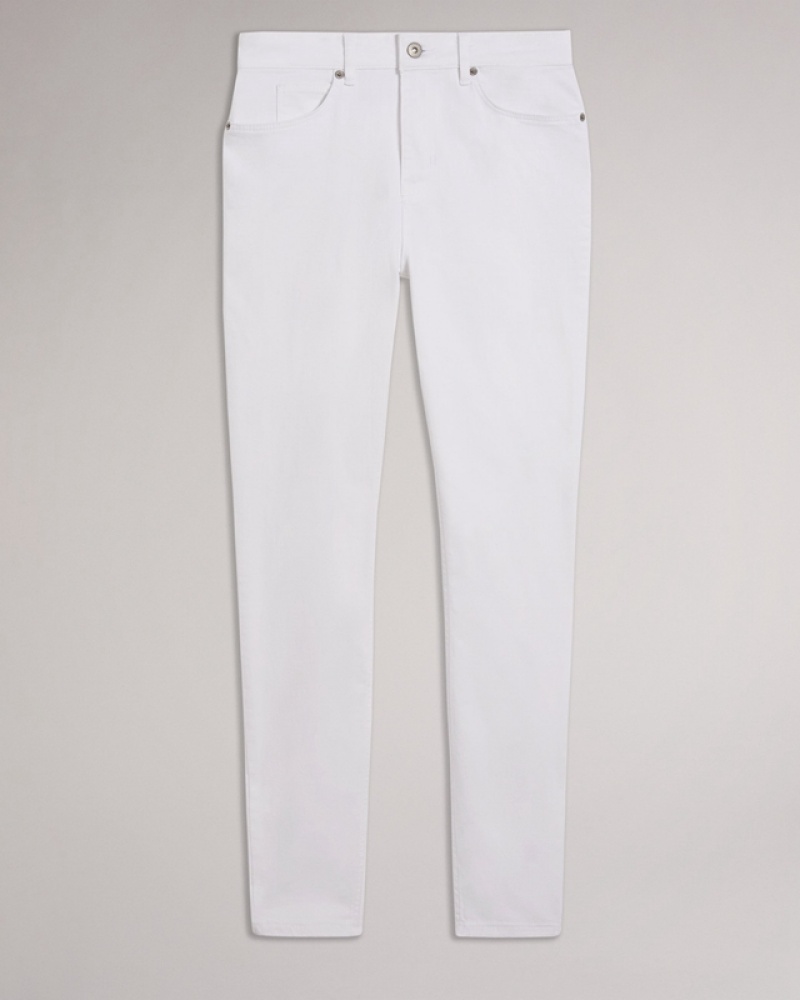 White Ted Baker Ziarah Skinny Women's Jeans | 152748-GLH